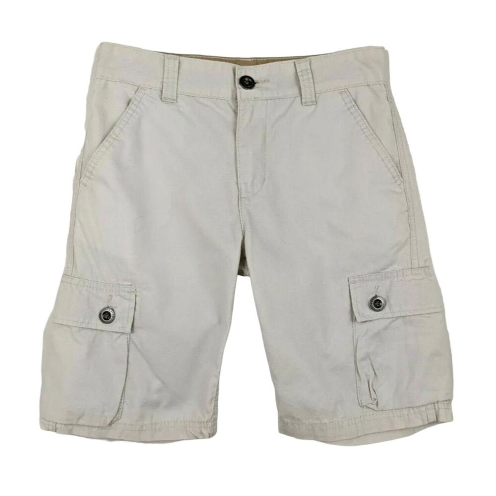 Levis Youth Boys Beige Chino Casual Bermuda Cargo Shorts Size 10 reg Y2K